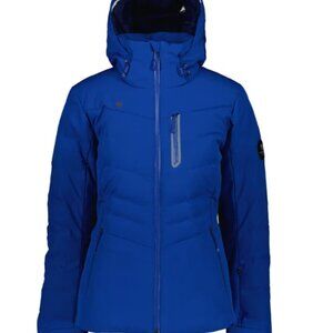 Obermeyer Sz 18 Cosima Down Ski Jacket Stellar/Royal Blue MSRP $329